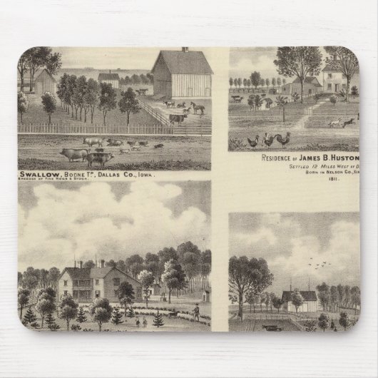 Residenzen von Swallow Mousepad (Vorne)
