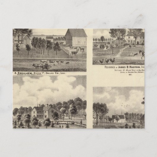 Residenzen von Swallow Postkarte (Vorderseite)