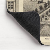 Residenzen von Wm N Gladden und Ina B Miller Mousepad (Ecke)