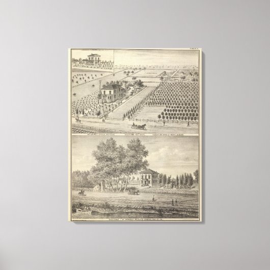 Residenzen Woodland, Ritter Landung Leinwanddruck (Vorderseite)