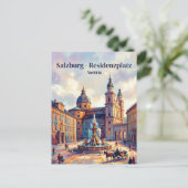 Residenzplatz Österreich Postkarte (Stehend Vorderseite)