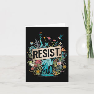Residenzstatue des Liberty Protest Karte