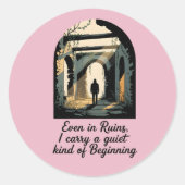 Resilience Mental Health Awareness Sticker (Vorderseite)