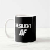 Resilient Af Strong Insrational Motivation  Kaffeetasse (Links)
