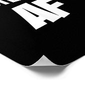 Resilient Af Strong Insrational Motivation  Poster (Ecke)