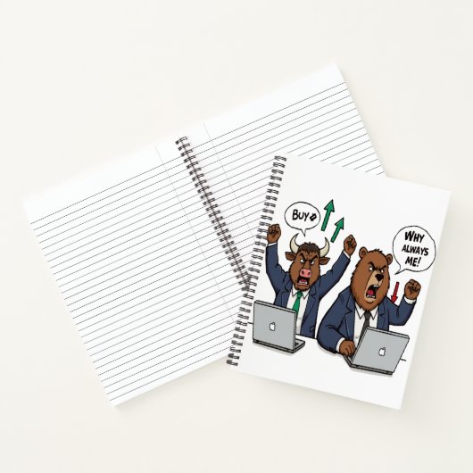 Resilient Bear Market Notebook Notizblock (Innenseite)