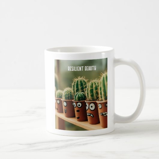 Resilient Beauty Cactus Gift Tasse (Rechts)
