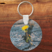 Resilient Dandelion Rock Keychain Schlüsselanhänger (Vorderseite)