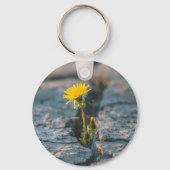 Resilient Dandelion Rock Keychain Schlüsselanhänger (Rückseite)