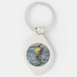 Resilient Dandelion Rock Keychain Schlüsselanhänger