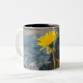 Resilient Dandelion Two-Tone Coffee Mug Zweifarbige Tasse (Vorderseite Links)