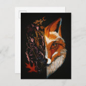 Resilient Fox Postkarte (Vorne/Hinten)