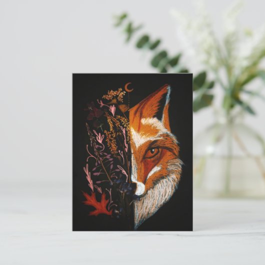 Resilient Fox Postkarte (Stehend Vorderseite)