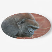 Resilient Gorilla Mother Pappteller (Schrägansicht)
