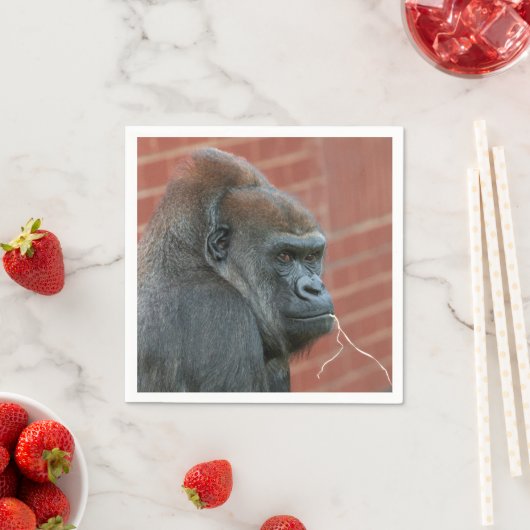 Resilient Gorilla Mother Serviette (Beispiel)