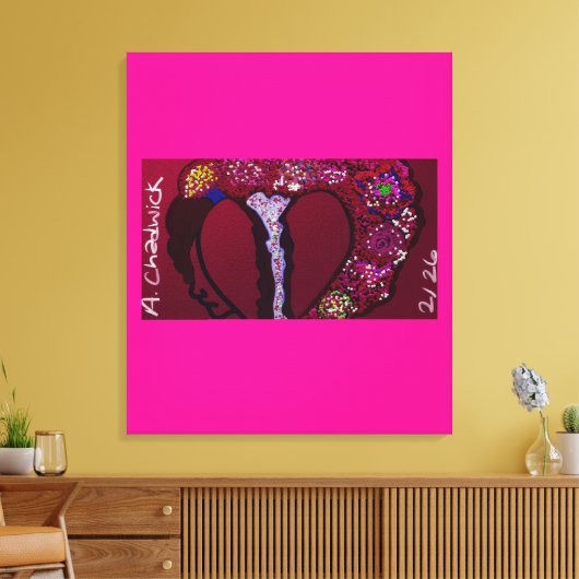 Resilient Heart  Leinwanddruck (Insitu (Wohnzimmer))