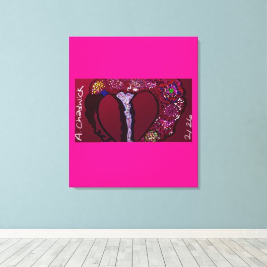 Resilient Heart  Leinwanddruck (Insitu (Holzboden))