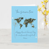 Resilient Military Child Armed Forces Day Karte (Gelbe Blume)