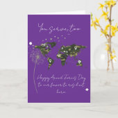 Resilient Military Child Armed Forces Day Karte (Gelbe Blume)