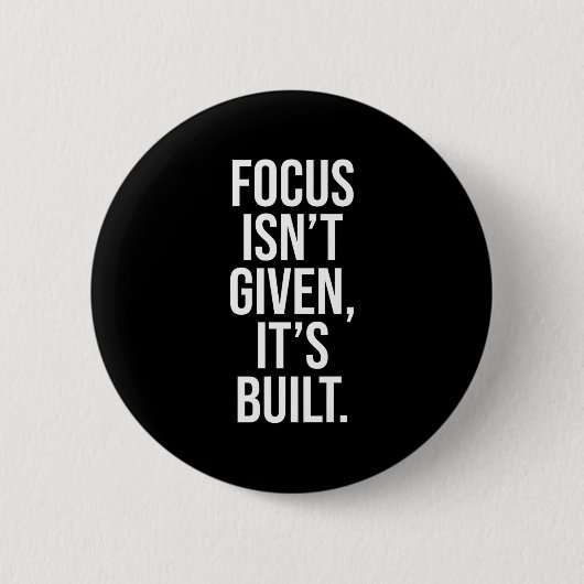 Resilient Stored Mindset Quote für Motivation und Button (Vorderseite)