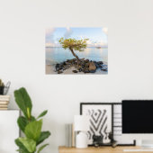 Resilient tree, soft coastal Caribbean Poster (Heimbüro)