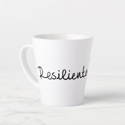 Resiliente Flores Latte Tasse (Linke Ecke)