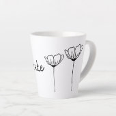 Resiliente Flores Latte Tasse (Rechte Ecke)