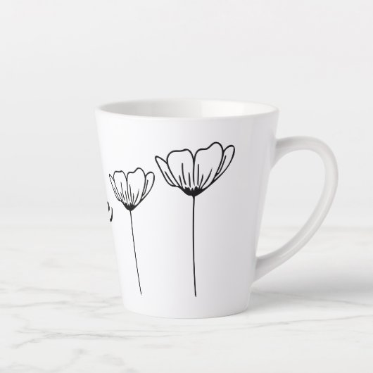Resiliente Flores Latte Tasse (Rechts)