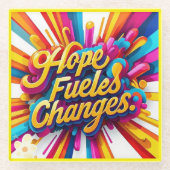 "Resiliente Soul" Glasuntersetzer (Vorderseite)