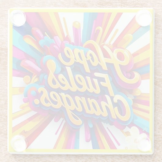 "Resiliente Soul" Glasuntersetzer (Rückseite)