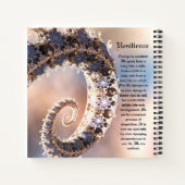 Resilienz-Hardcover Notizblock (Rückseite)