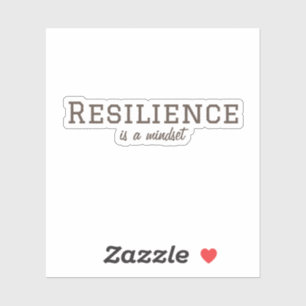 Resilienz ist ein Mindset-Aufkleber Aufkleber