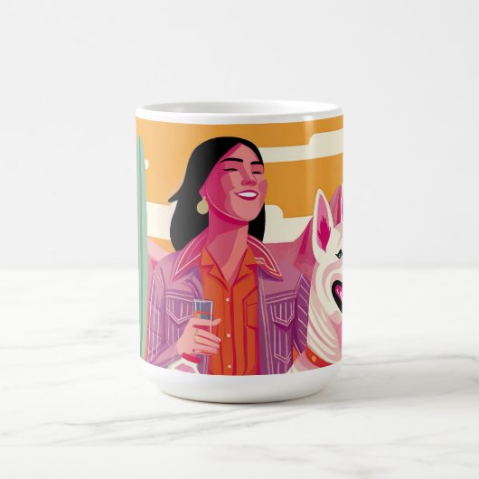 Resilienz, Power und Unternehmen: Ein Portrait Kaffeetasse (Mittel)