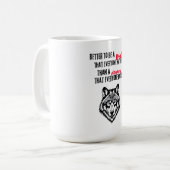 Resilienz, Selbstwert und Unabhängigkeit Kaffeetasse (Vorderseite Links)