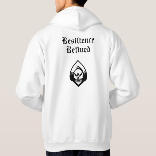 Resilienz verfeinert hoodie (Rückseite)