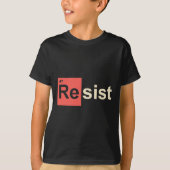 Resist 47 Trump-Element Chemisches Symbol T-Shirt (Vorderseite)