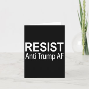 Resist - Anti Trump Af - Karte