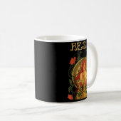 Resist Art Nouveau Mucha Anti-trump Women Feminist Kaffeetasse (VorderseiteRechts)