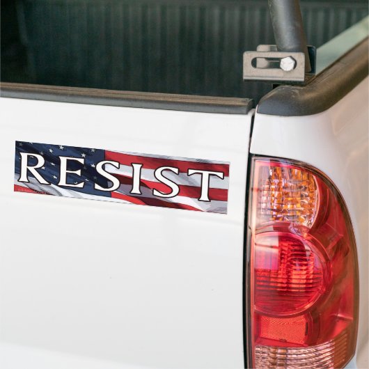 Resist - Autoaufkleber Flag (Auf Lkw)
