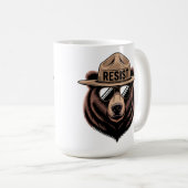 Resist Bear Ranger Kaffeetasse (VorderseiteRechts)