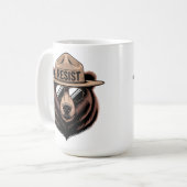 Resist Bear Ranger Kaffeetasse (Vorderseite Links)