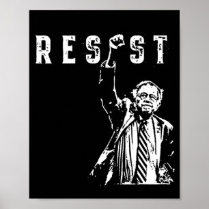 Resist Bernie Sanders Freedom US National Service Poster
