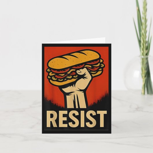 Resist Dc Sandwich Thrower Karte (Vorderseite)