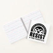 Resist der Zollpinguin Notizblock (Innenseite)