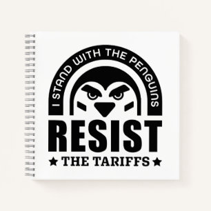 Resist der Zollpinguin Notizblock