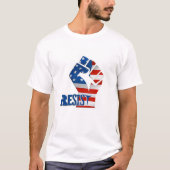 Resist Donald Trump Politisches Shirt (Vorderseite)