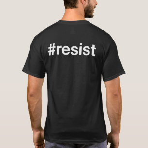 #resist (doppelseitig) T-Shirt