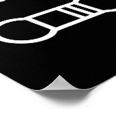 Resist Electricity Funny Physics Shirt Math Jokes Poster (Ecke)