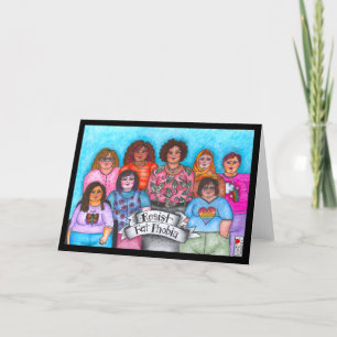 Resist Fat Phobia Card Karte