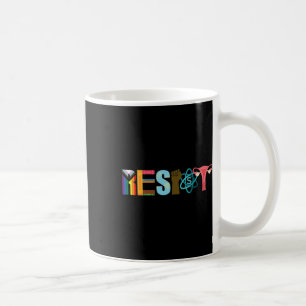 Resist Feminist Pride Science Equality Aktivismus Kaffeetasse